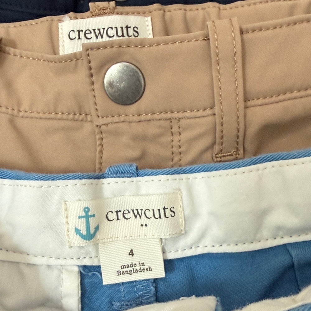Crewcuts Boys Chino & Active Shorts Set - Blue, Khaki, Navy - Picture 2 of 4
